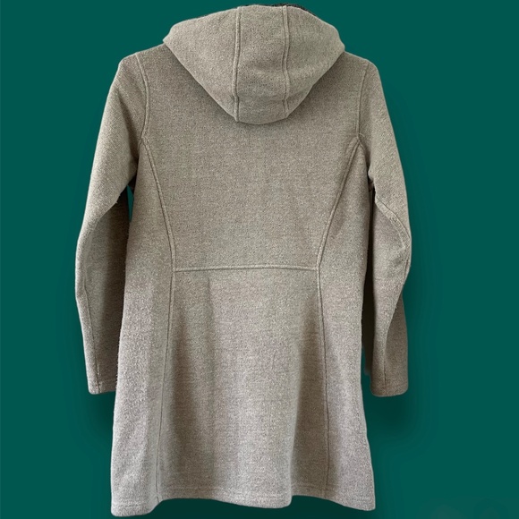 Kuhl Born in the Mountains Long Spyrit Sweater Jacket Coat Fleece Lined Size L - Picture 2 of 4